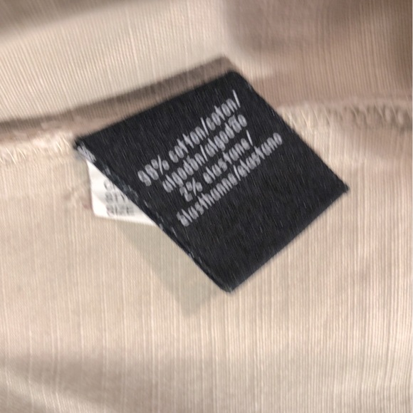 Calvin Klein Khaki Beige Button Up 4 Pocket Collared Jacket Women’s Large - Picture 7 of 10